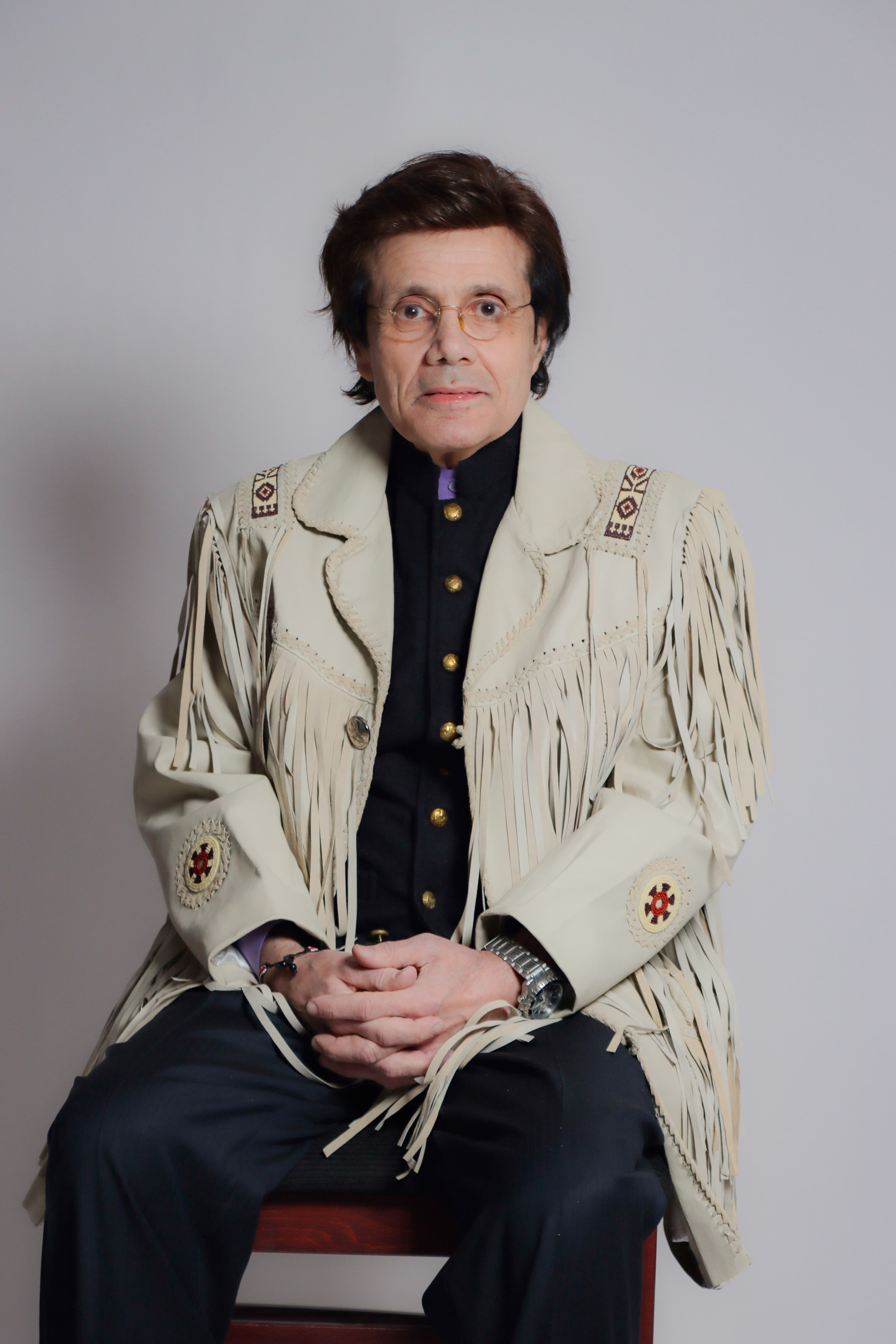 Anthony Verni portrait in biker jacket